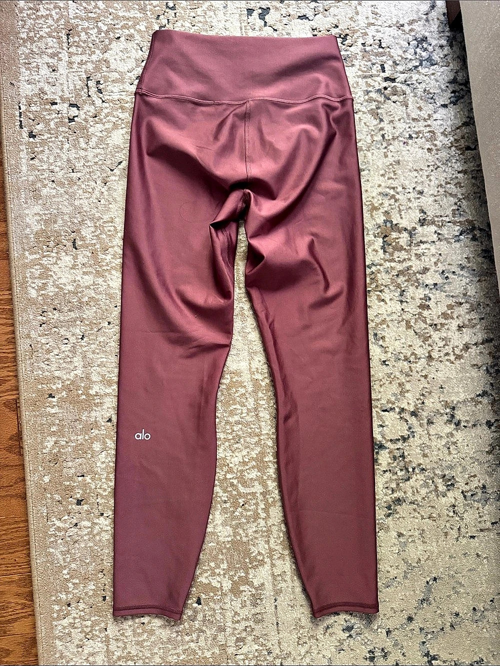 Alo High Rise Full Length Leggings in Purple Like New
